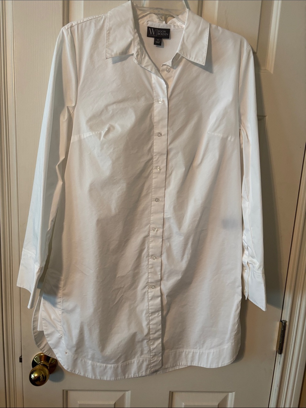 Women’s White Button-Down Shirt